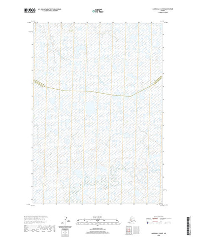 United States Geological Survey Marshall B-4 NE, AK (2020, 25000-Scale) digital map