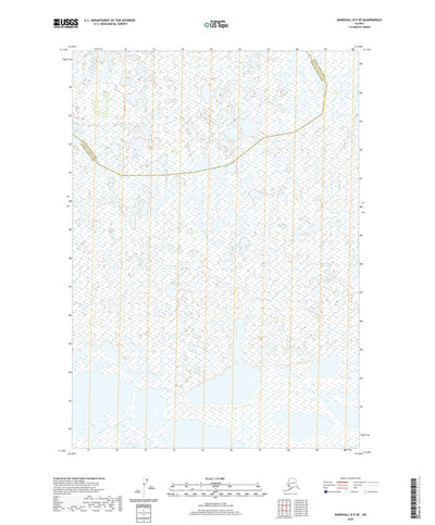United States Geological Survey Marshall B-5 SE, AK (2020, 25000-Scale) digital map