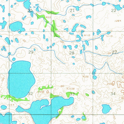 United States Geological Survey Marshall B-6, AK (1953, 63360-Scale) digital map