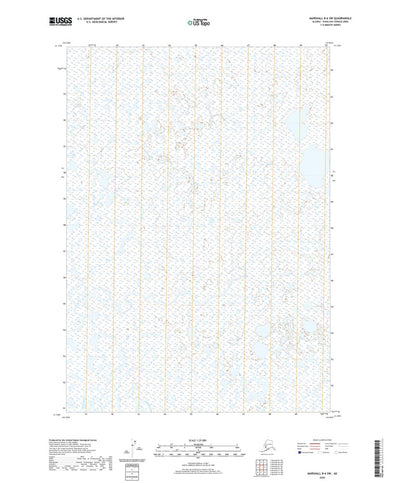 United States Geological Survey Marshall B-6 SW, AK (2020, 25000-Scale) digital map