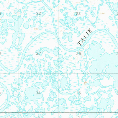 United States Geological Survey Marshall B-7, AK (1953, 63360-Scale) digital map