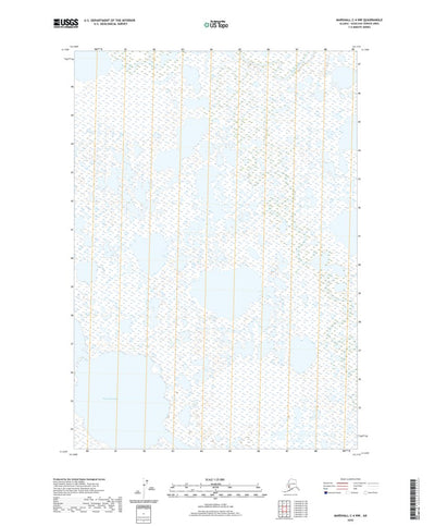 United States Geological Survey Marshall C-4 NW, AK (2020, 25000-Scale) digital map