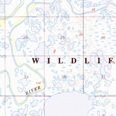 United States Geological Survey Marshall C-6, AK (1952, 63360-Scale) digital map