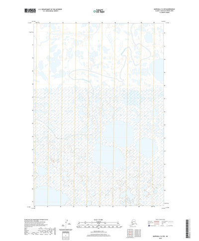 United States Geological Survey Marshall C-6 SW, AK (2020, 25000-Scale) digital map