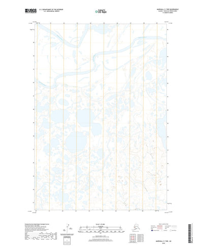 United States Geological Survey Marshall C-7 NW, AK (2020, 25000-Scale) digital map
