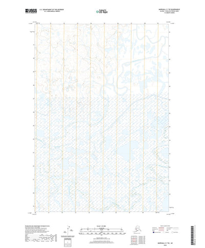 United States Geological Survey Marshall C-7 SE, AK (2020, 25000-Scale) digital map