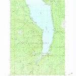 United States Geological Survey Marshall Creek, MI (1982, 24000-Scale) digital map