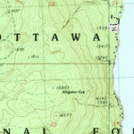 United States Geological Survey Marshall Creek, MI (1982, 24000-Scale) digital map