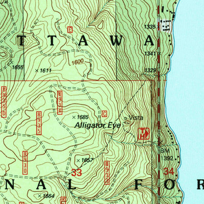 United States Geological Survey Marshall Creek, MI (1999, 24000-Scale) digital map