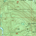 United States Geological Survey Marshall Creek, MI (1999, 24000-Scale) digital map