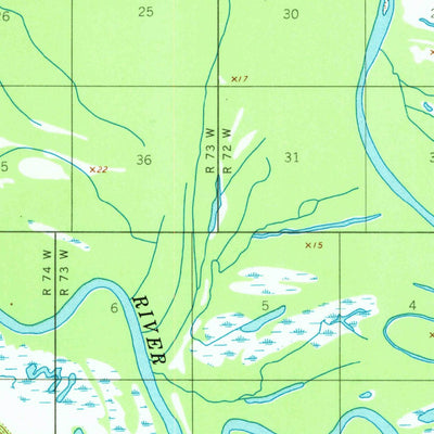 United States Geological Survey Marshall D-2, AK (1952, 63360-Scale) digital map