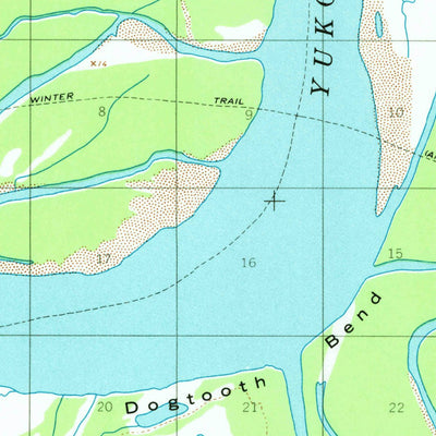 United States Geological Survey Marshall D-2, AK (1952, 63360-Scale) digital map