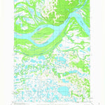 United States Geological Survey Marshall D-3, AK (1952, 63360-Scale) digital map