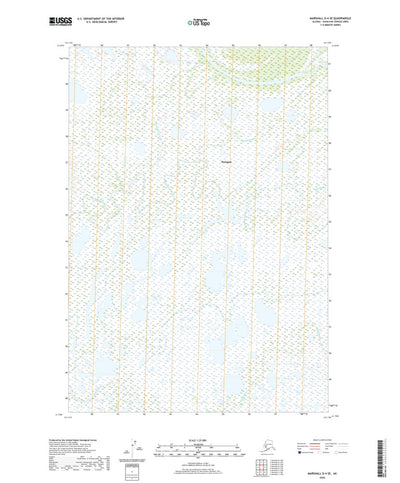 United States Geological Survey Marshall D-4 SE, AK (2020, 25000-Scale) digital map