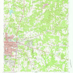 United States Geological Survey Marshall East, TX (1962, 24000-Scale) digital map
