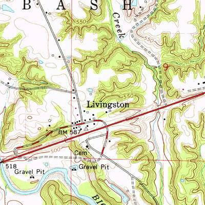 United States Geological Survey Marshall, IL (1964, 24000-Scale) digital map