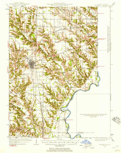United States Geological Survey Marshall, IL-IN (1932, 62500-Scale) digital map