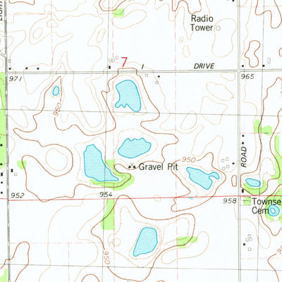 United States Geological Survey Marshall, MI (1980, 24000-Scale) digital map