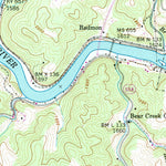 United States Geological Survey Marshall, NC (1945, 24000-Scale) digital map