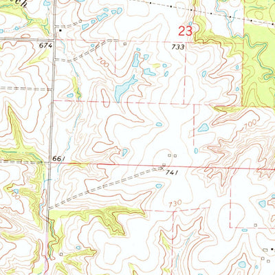United States Geological Survey Marshall North, MO (1971, 24000-Scale) digital map