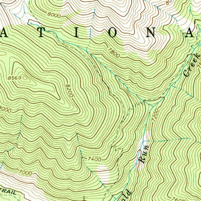 United States Geological Survey Marshall Peak, ID (1964, 24000-Scale) digital map