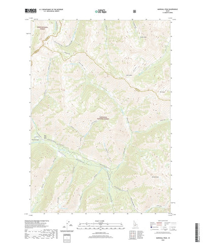 United States Geological Survey Marshall Peak, ID (2020, 24000-Scale) digital map