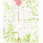 United States Geological Survey Marshall South, MO (1971, 24000-Scale) digital map