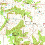 United States Geological Survey Marshall South, MO (1971, 24000-Scale) digital map