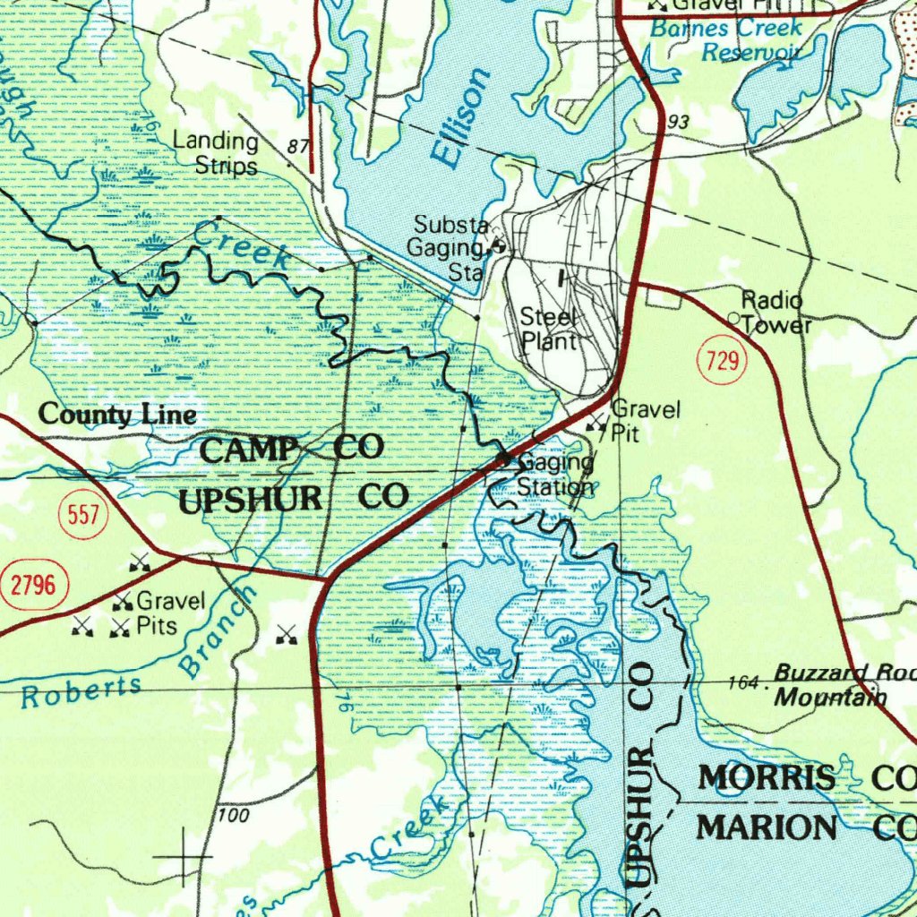 Marshall, TX-LA (1986, 100000-Scale) Map by United States Geological ...