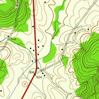 United States Geological Survey Marshall, VA (1943, 24000-Scale) digital map