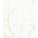 United States Geological Survey Marshall West, OK (1974, 24000-Scale) digital map