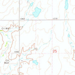 United States Geological Survey Marshall West, OK (1974, 24000-Scale) digital map