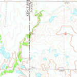 United States Geological Survey Marshall West, OK (1974, 24000-Scale) digital map
