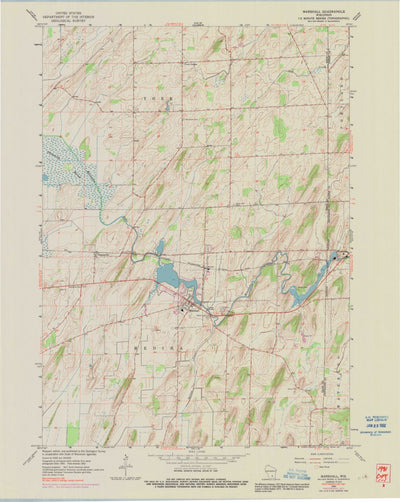 United States Geological Survey Marshall, WI (1962, 24000-Scale) digital map