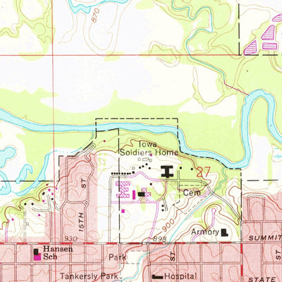United States Geological Survey Marshalltown, IA (1960, 24000-Scale) digital map