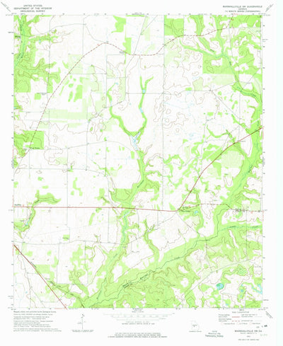 United States Geological Survey Marshallville SW, GA (1972, 24000-Scale) digital map