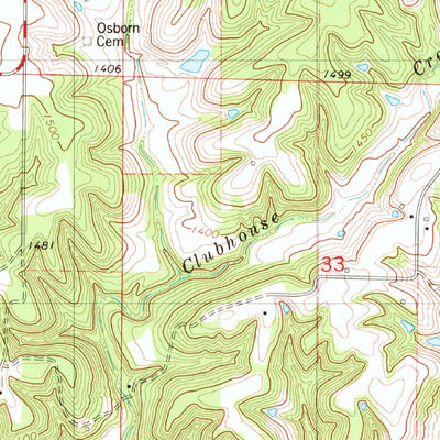 United States Geological Survey Marshfield, MO (1982, 24000-Scale) digital map