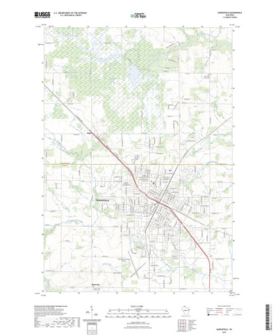United States Geological Survey Marshfield, WI (2023, 24000-Scale) digital map