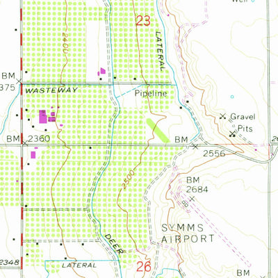 United States Geological Survey Marsing, ID (1958, 24000-Scale) digital map