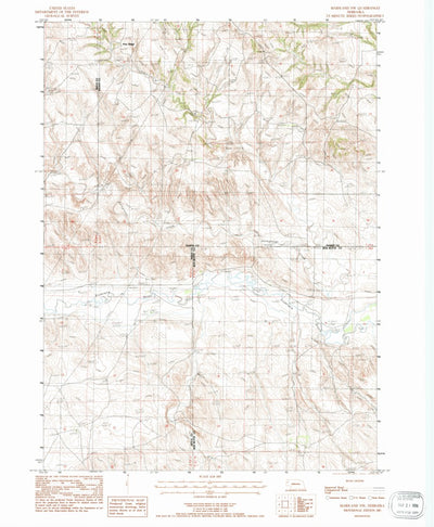 United States Geological Survey Marsland NW, NE (1983, 24000-Scale) digital map