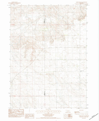 United States Geological Survey Marsland SW, NE (1983, 24000-Scale) digital map