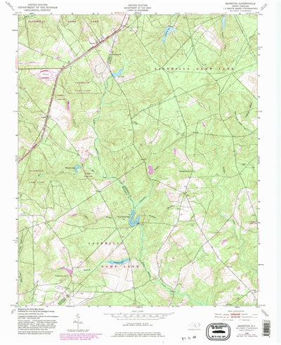 United States Geological Survey Marston, NC (1949, 24000-Scale) digital map
