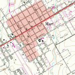 United States Geological Survey Mart, TX (1956, 24000-Scale) digital map