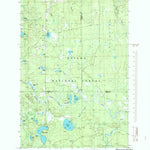 United States Geological Survey Marten Lake, MI (1985, 24000-Scale) digital map