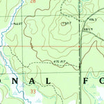 United States Geological Survey Marten Lake, MI (1985, 24000-Scale) digital map