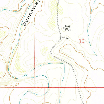 United States Geological Survey Martha Creek, NM (1978, 24000-Scale) digital map