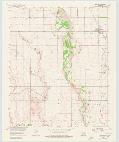 United States Geological Survey Martha, OK (1964, 24000-Scale) digital map