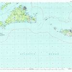 United States Geological Survey Martha'S Vineyard, MA (1986, 100000-Scale) digital map