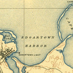 United States Geological Survey Marthas Vineyard, MA (1889, 62500-Scale) digital map