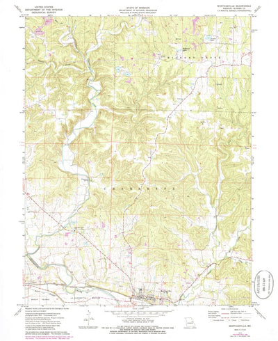 United States Geological Survey Marthasville, MO (1972, 24000-Scale) digital map